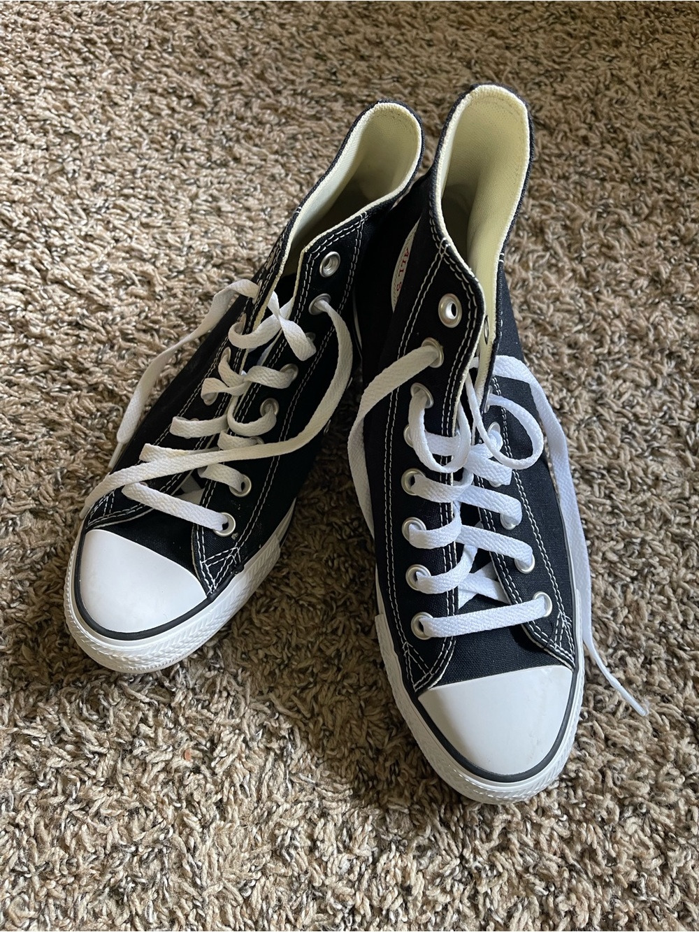 NWOT Converse Black & White High-Top Sneakers - Men's/Women’s